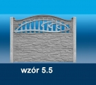 wzór 5.5 - ogrodzenie betonowe