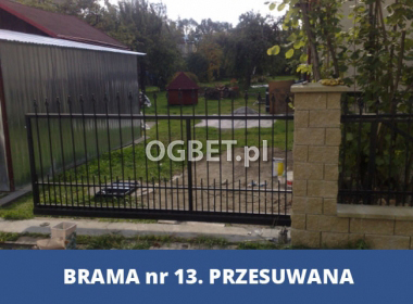 brama przesuwana