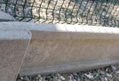 podmurówka betonowa gładka